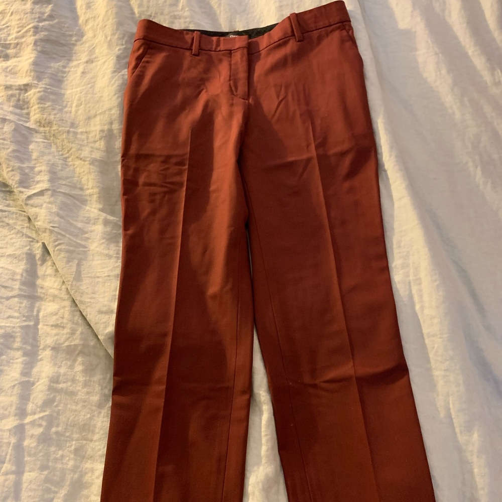 Theory treeca pants 0 chili red